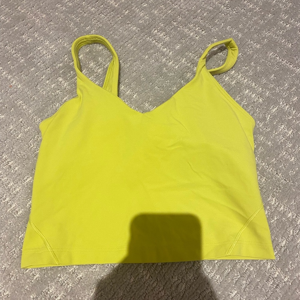 Yellow Lululemon align top